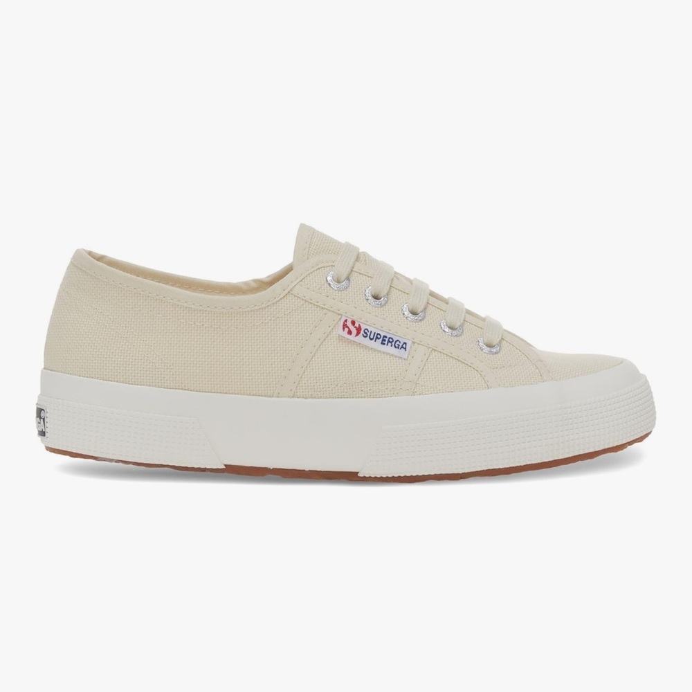 Superga Women's Beige Canvas Sneakers (new in box!)